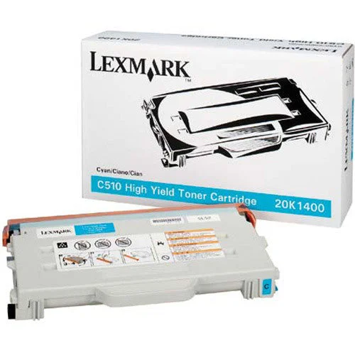 New, Pre-Owned - Lexmark 20K1400 High Yield Cyan Toner Cartridge
