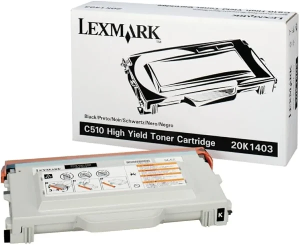 New, Pre-Owned - Lexmark 20K1403 High Yield Black Toner Cartridge
