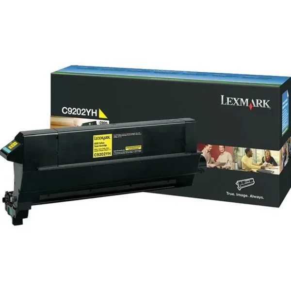 New, Pre-Owned - Lexmark C920 Standard Yield Yellow Toner Cartridge, C9202YH