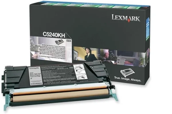 New, Pre-Owned - Lexmark C5240KH High Yield Black Toner Cartrridge