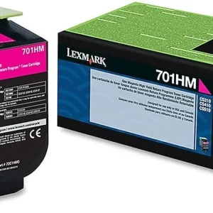New, Pre-Owned - Lexmark 701HM High Yield Magenta Toner Cartridge, 70C1HM0