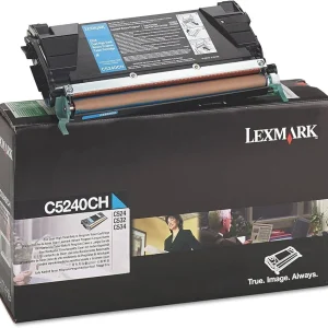 New, Pre-Owned - Lexmark C5240CH High Yield Cyan Toner Cartridge