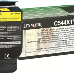 New, Pre-Owned - Lexmark C544X1YG Extra High Yield Yellow Toner Cartridge