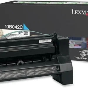 New, Pre-Owned - Lexmark C750 High Yield Cyan Toner Cartridge, 10B042C