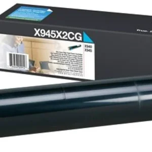 New, Pre-Owned - Lexmark X945X2CG High Yield Cyan Toner Cartridge