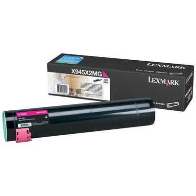 New, Pre-Owned - Lexmark X945X2MG High Yield Magenta Toner Cartridge