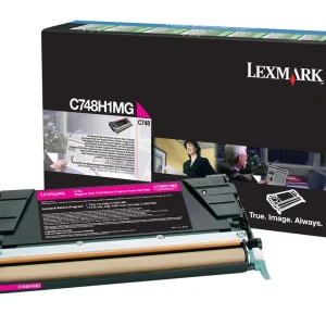 New, Pre-Owned - Lexmark C748H1MG High Yield Magenta Return Program Toner Cartridge