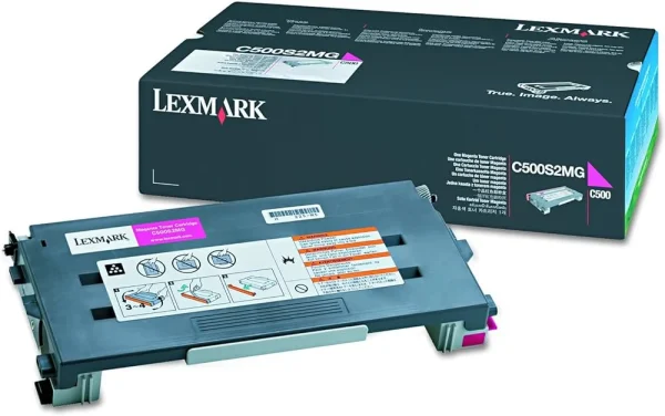 New, Pre-Owned - Lexmark C500S2MG Standard Yield Magenta Toner Cartridge