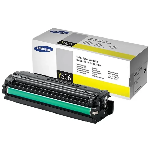 New, Pre-Owned - Samsung Samsung Y506S Standard Yield Yellow Toner Cartridge, CLT-Y506S