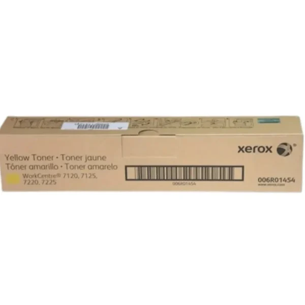 New, Pre-Owned - Xerox Work Centre 7120,7125,7220 Standard Yield Yellow Toner Cartridge, 006R01454