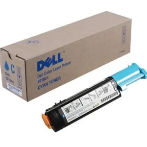 New, Pre-Owned - Dell 3010CN Standard Yield Cyan Laser Toner Cartridge, TH204