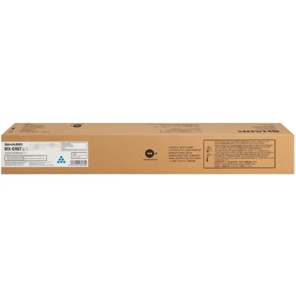 New, Pre-Owned - Sharp MX-61NT Standard Yield Cyan Toner Cartridge, MX-61NTCA