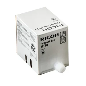 New, Pre-Owned - Ricoh JP-30 Standard-Yield Black Ink Cartridge, 817113