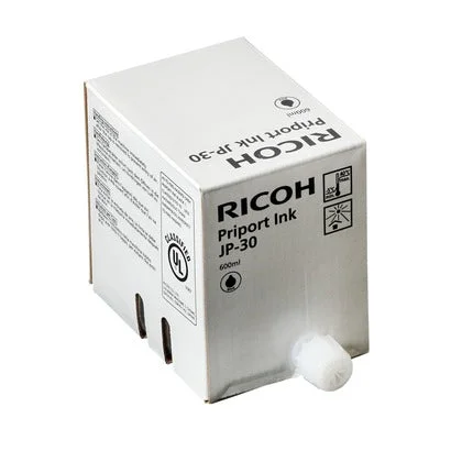 New, Pre-Owned - Ricoh JP-30 Standard-Yield Black Ink Cartridge, 817113