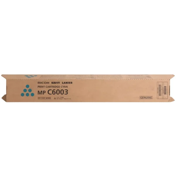 New, Pre-Owned - Ricoh MP C6003 High Yield Cyan Toner Cartridge, 841852