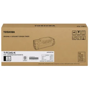 New, Pre-Owned - Toshiba TFC34UK Standard Yield Black Toner Cartridge, T-FC34U-K