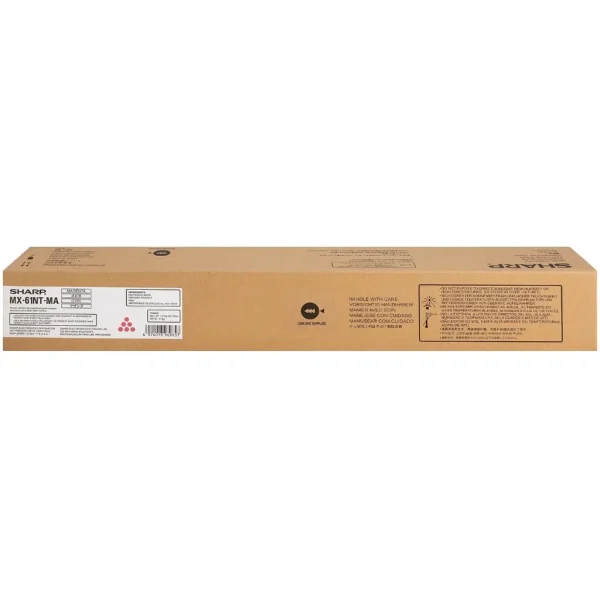 New, Pre-Owned - Sharp MX-61NT Standard Yield Magenta Toner Cartridge, MX-61NTMA