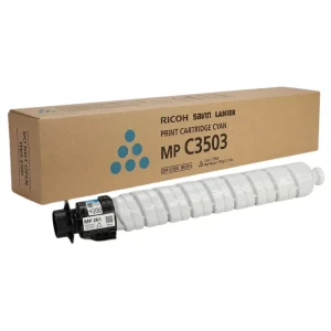 New, Pre-Owned - Ricoh MP C3503 Standard-Yield Cyan Toner Cartridge, 841816