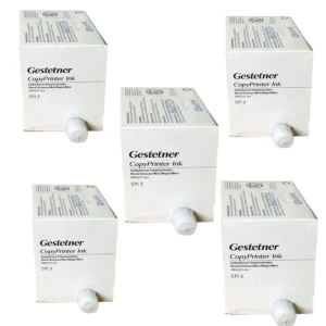 New, Pre-Owned - Gestetner CPI-3 Standard Yield Black Ink Cartridge, 84568 (5-Pack)