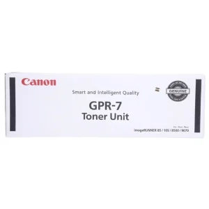 New, Pre-Owned - Canon GPR-7 High Yield Black Toner Cartridge, 6748A003AA