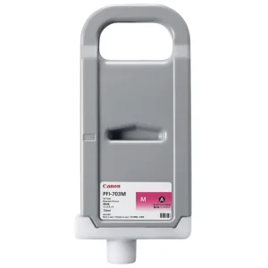 New, Pre-Owned - Canon PFI-703M Standard Yield Magenta Ink Cartridge, 2965B001AA