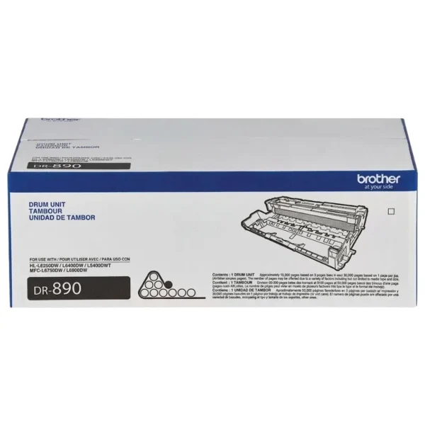 New, Pre-Owned - Brother DR-890 High Yield Black Toner Cartridge
