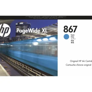 New, Pre-Owned - HP 867 Standard Yield cyan ink cartridge,3ED93A