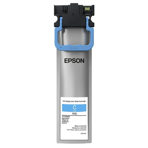 New, Pre-Owned - Epson R02L Standard Yield Cyan Ink Cartridge, R02L220