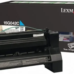 New, Pre-Owned - Lexmark C752 High Yield Cyan Toner Cartridge, 15G042C