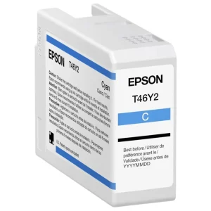 New, Pre-Owned - Epson T46Y2 Standard Yield Cyan Ink Cartridge