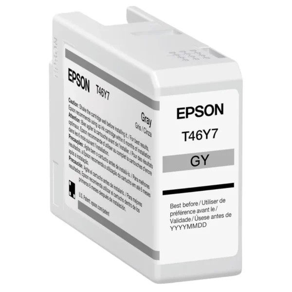 New, Pre-Owned - Epson T46Y7 Standard Yield GRAY Ink Cartridge