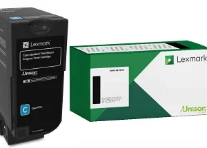 New, Pre-Owned - Lexmark 71C1HC0 High Yield Cyan Toner Cartridge