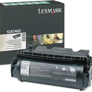New, Pre-Owned - Lexmark 12A7462 High Yield Black Toner Cartridge