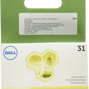 New, Pre-Owned - Dell 3MH11 High Yield Yellow Ink Cartridge ,14N1664