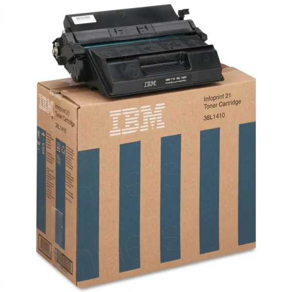 New, Pre-Owned - IBM INFOPRINT21 Standard Yield Black Toner Cartridge, 38L1410