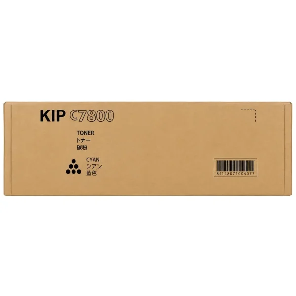 New, Pre-Owned - Konica Minolta KIP C7800 High Yield Cyan Toner Cartridge, SUP7800-103C