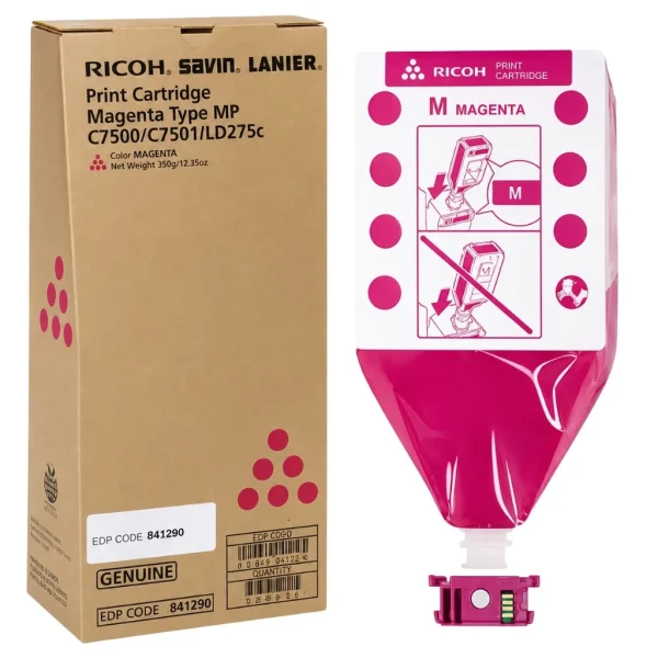 New, Pre-Owned - Ricoh 841290 Standard Yield Magenta Toner Cartridge