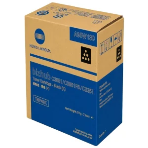 New, Pre-Owned - Konica Minolta TNP49K High Yield Black Toner Cartridge, A95W130