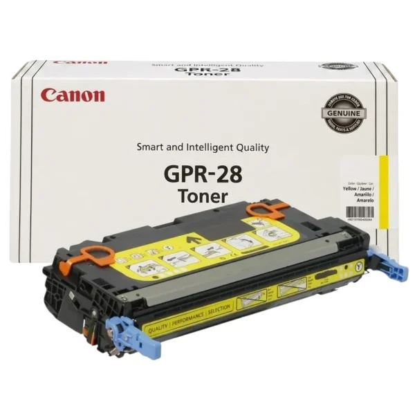 New, Pre-Owned - Canon GPR-28 Standard Yield Yellow Toner Cartridge,1657B004
