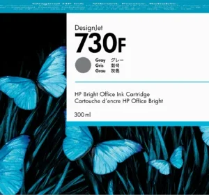 New, Pre-Owned - HP 730F High Yield Gray Ink Cartridge, 1XB29A
