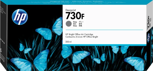 New, Pre-Owned - HP 730F High Yield Gray Ink Cartridge, 1XB29A