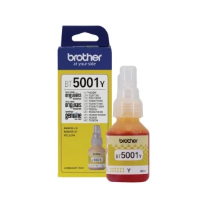 New, Pre-Owned - Brother BT5001 High Yield Yellow ink bottle