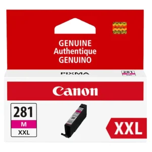 New, Pre-Owned - Canon 281 XXL Extra High Yield Magenta Ink Cartridge, 1981C001