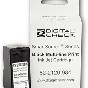 New, Pre-Owned - Burroughs Digital Check SmartSource Series Black Ink Cartridge 82-2120-984