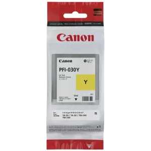 New, Pre-Owned - Canon PFI-030 Standard Yield Yellow Ink Cartridge, 3492C001