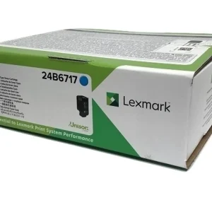 New, Pre-Owned - Lexmark XC4140 Standard Yield Cyan Toner Cartridge, 24B6717