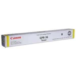 New, Pre-Owned - Canon GPR-36 Standard Yield Yellow Toner Cartridge, 3785B003AA