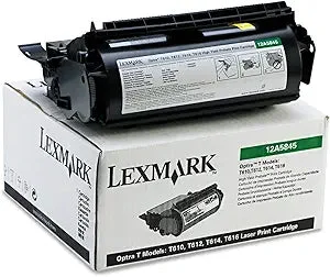 New, Pre-Owned - Lexmark T610 High Yield Black Toner Cartridge, 12A5845