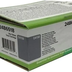 New, Pre-Owned - Lexmark C4150 High Yield Yellow Toner Cartridge, 24B6518