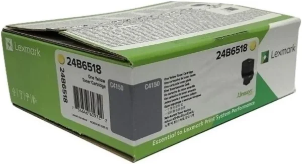 New, Pre-Owned - Lexmark C4150 High Yield Yellow Toner Cartridge, 24B6518